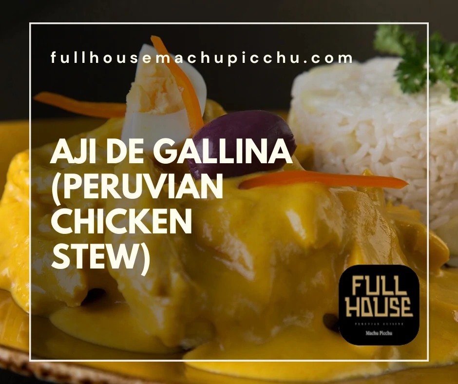 Aji de gallina (Peruvian chicken stew)