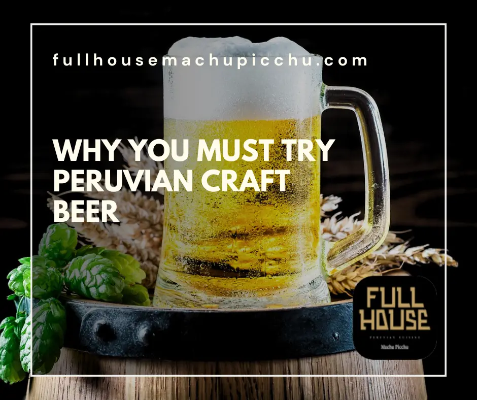 peruvian craft beer machu picchu