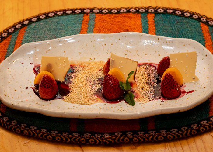 Brandy & Chicha Morada Strawberries