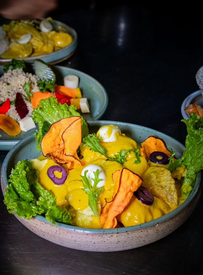 Vegetarian Food Full House Machu Picchu