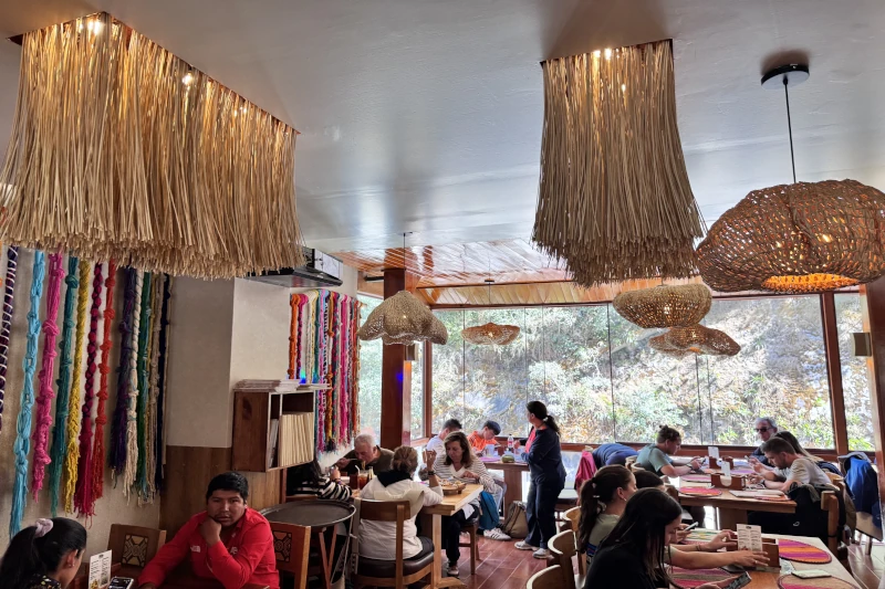 eat near machu picchu