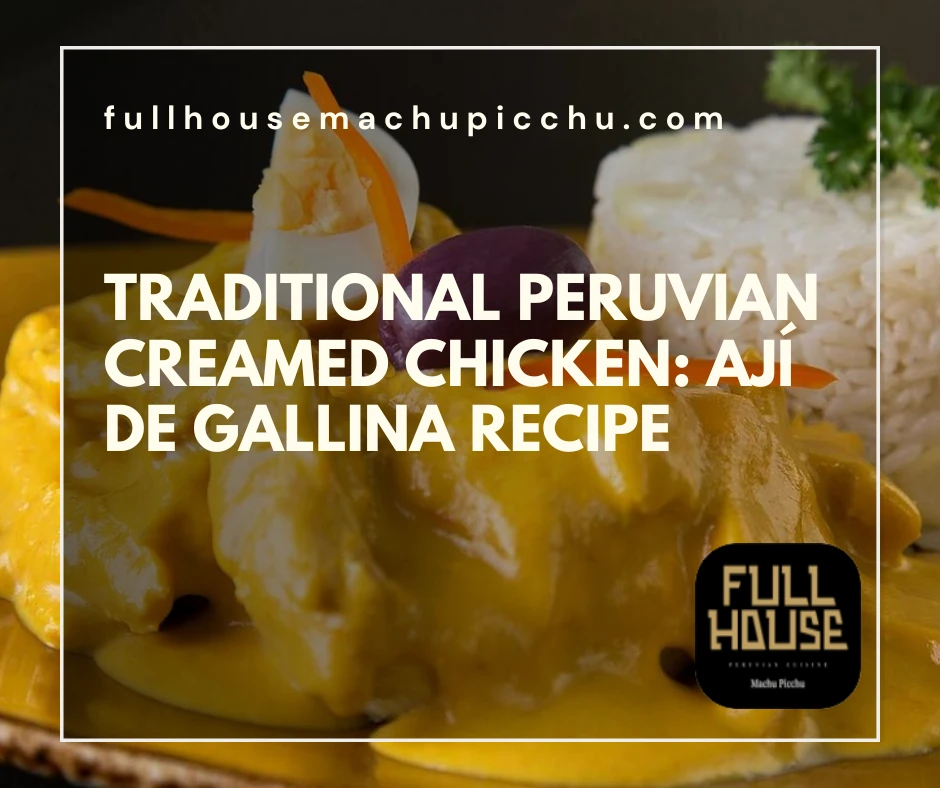 Peruvian Spicy Creamed Chicken