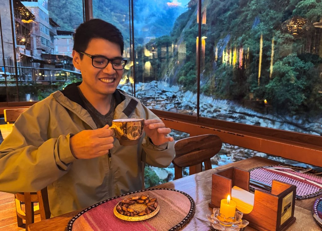 Hot Chocolate at Full House Machu Picchu
